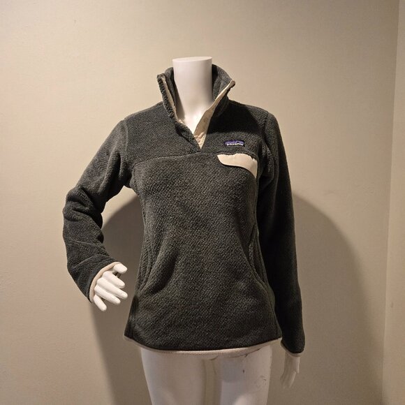 Patagonia Jackets & Blazers - Patagonia Re-Tool Snap-T Pullover Fleece Jacket Charcoal Gray S
